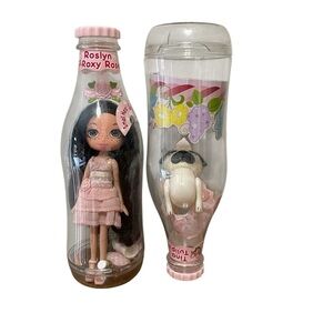 Yummi Land Soda Pop Doll Pet Dog Roslyn Roxy Rose Tina Tulip Pink 2 Pc Set